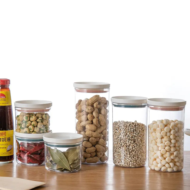 Transparent Food Canister