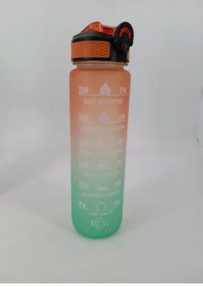 1 Liter Water Bottle Motivational Sport Water Bottle Leakproof - PowerFuelHQ