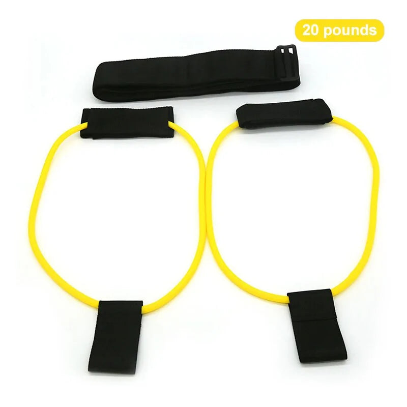 Adjustable Fitness Booty Bands Set with Resistance Bands and Waist Belt - PowerFuelHQ