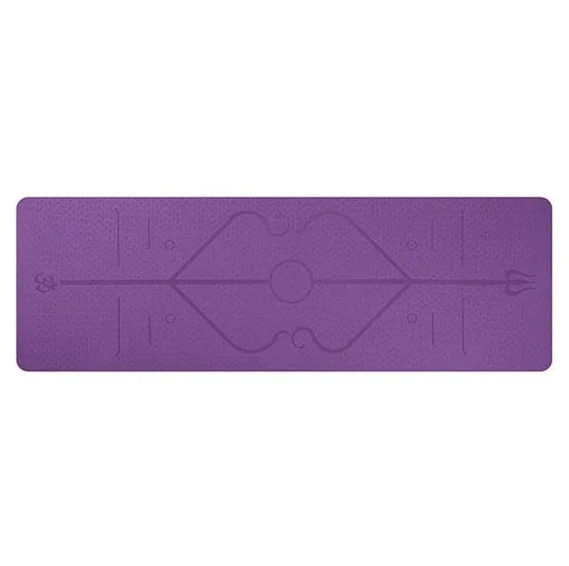 TPE Yoga Mat with Position Line - PowerFuelHQ