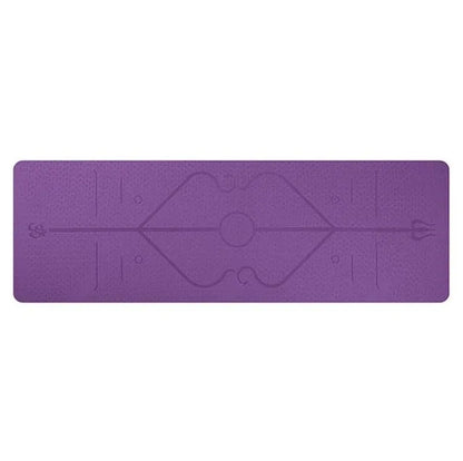 TPE Yoga Mat with Position Line - PowerFuelHQ