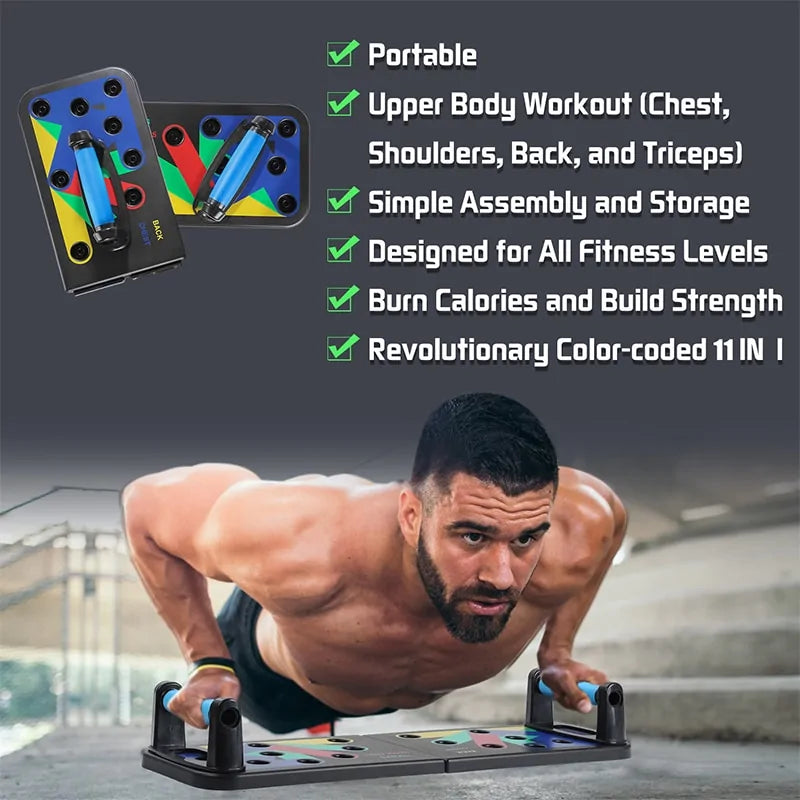 Push Up Rack Board: Home Fitness Equipment