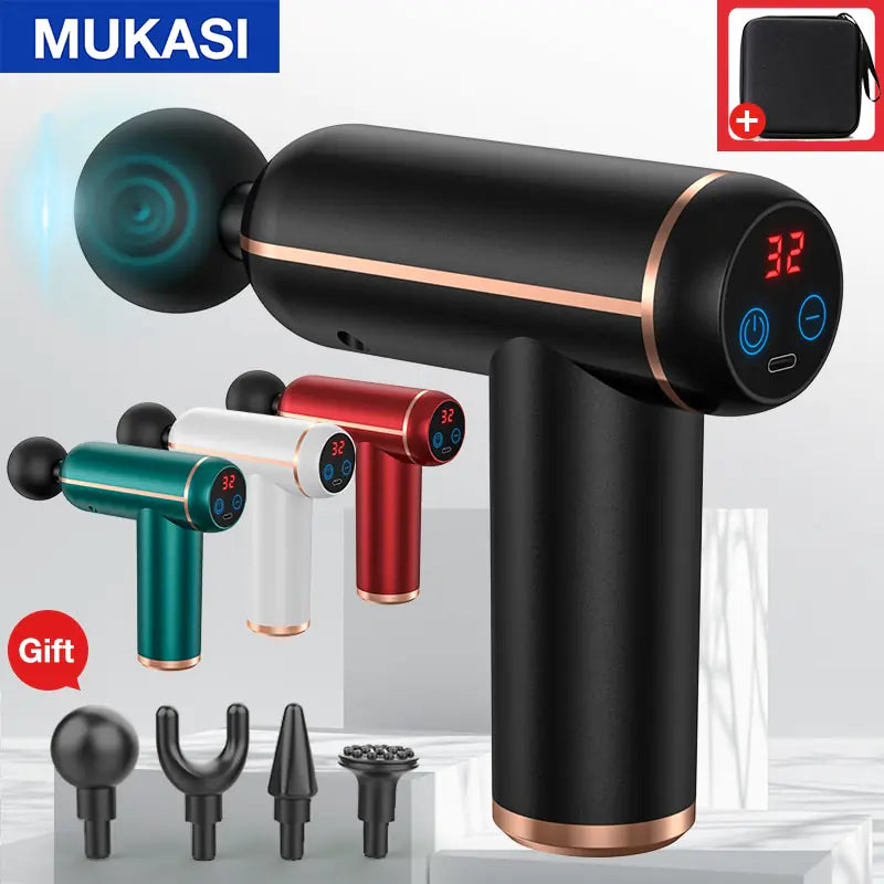 MUKASI Massage Gun Portable Percussion Pistol Massager - PowerFuelHQ