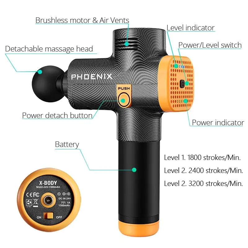 Phoenix Massage Gun - PowerFuelHQ