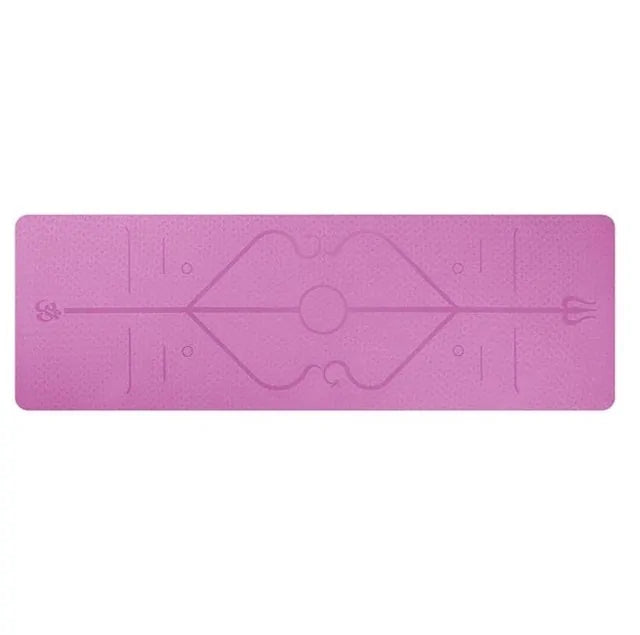 TPE Yoga Mat with Position Line - PowerFuelHQ