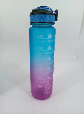 1 Liter Water Bottle Motivational Sport Water Bottle Leakproof - PowerFuelHQ