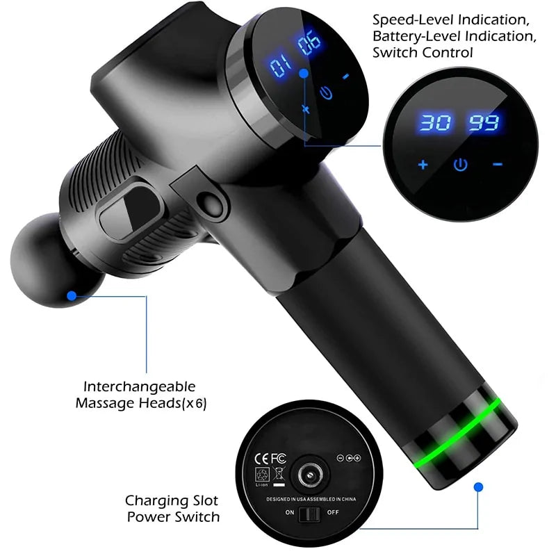 LCD Massage Gun - PowerFuelHQ