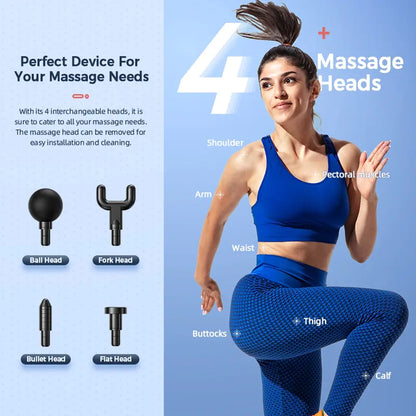 MUKASI Massage Gun Portable Percussion Pistol Massager - PowerFuelHQ