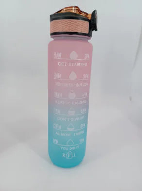 1 Liter Water Bottle Motivational Sport Water Bottle Leakproof - PowerFuelHQ