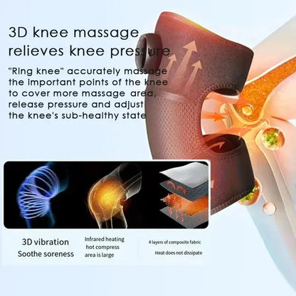 Heating and Vibration Knee Massage Pad